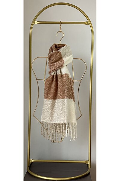 TEK Buklet Püsküllü Kalın Atkı