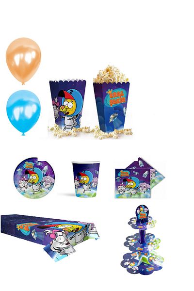Kikajoy Kral Şakir In Space Birthday Set for 16 People