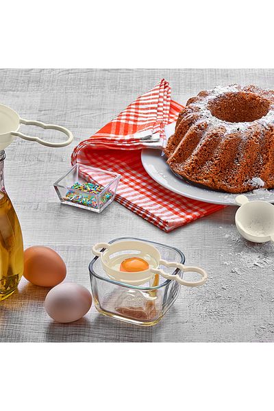 QLUX IDEAS Trio Set (Funnel + Strainer + Egg Strainer)