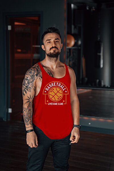 Freeyez Sjajna majica bez rukava za košarku, teretanu i fitnes, atletski singlet