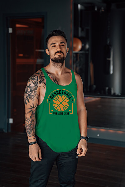 Freeyez Sjajna majica bez rukava za košarku, teretanu i fitnes, atletski singlet