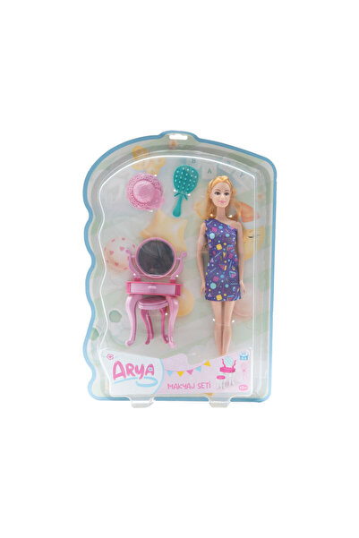 MEGA ELLY'S MAKYAJ MASASI KARTELA ÜÇGEN DESEN ELBİSELİ