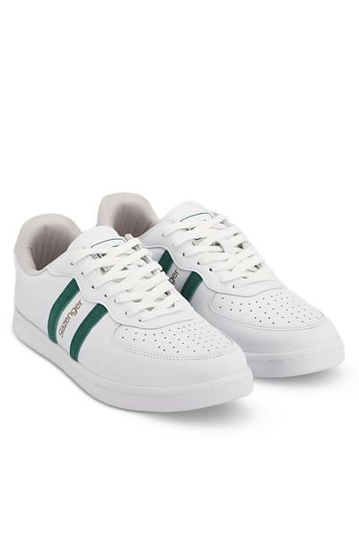Slazenger Ανδρικά παπούτσια για τρέξιμο και περπάτημα MALKHAZ - Λευκό / Πράσινο