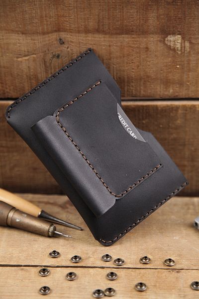 New Coast Leather 1900's Χειροποίητο πορτοφόλι διαβατηρίου από γνήσιο δέρμα