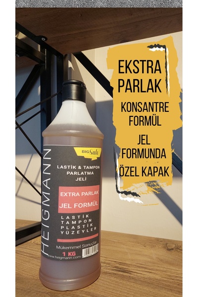 HEİGMANN Konsantre Jel formunda Ekstra parlak Lastik Tampon plastik parlatici...