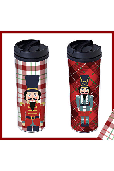 ALLMUG 2'li Set Kurşun Asker Yılbaşı Termosu