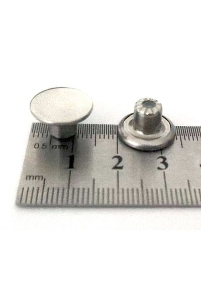 trimist 14 mm Jeans Button - Stainless Steel - 200 Sets