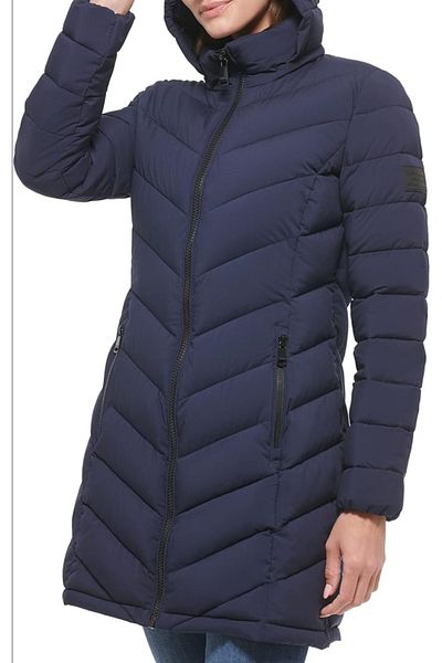 Calvin Klein Chevron Quilting Daily Lightweight Women's Coat