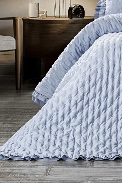 ZEBRACASA Lima Double Bedspread / Indigo
