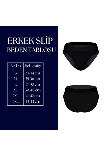 darkzone Erkek 6'lı Pamuklu Karışık Renk Esnek Slip Külot