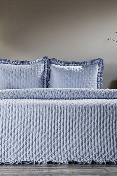 ZEBRACASA Lima Double Bedspread / Indigo