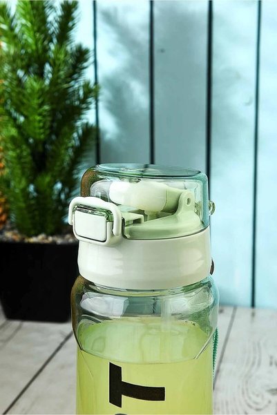 OPTİZON Green Sport Athlete Student 700 ml Water Bottle Water Bottle 100% Leak Proof Lockable Drawstring Top Quality Bpa Free