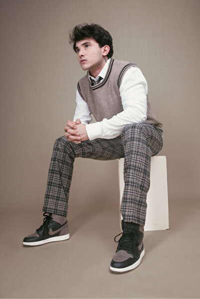 BERFUĞ KIRAN VİZON BİSİKLET YAKA SÜVETER