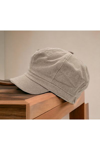 Shopiolog Women's Winter Stamp Wool Floppy Hat Cap Beretta