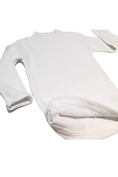 Genel Markalar Unisex Çocuk Pamuk Uzun Kol Balıkçı Yaka Fittilli Kaşkorse Kaz...