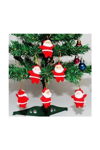 Mini Tasarım Atölyem Santa Claus Christmas Tree Ornament Set
