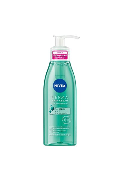 NIVEA Derma Skin Clear Yüz Temizleme Jeli 150 ml cilt DKÜRN178