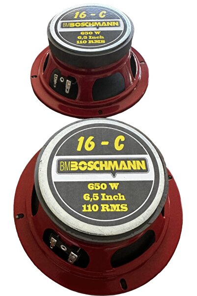 electroplus1952 Boschmann 16 Cm Midrange Hoparlör Takımı Kırmızı ( Büyük Mıknatıs Seri )