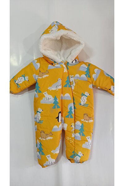 aydino kids Kozmonot tulum içi peluş lü su ve rüzgar geçirmez