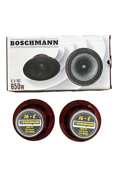 electroplus1952 Boschmann 16 Cm Midrange Hoparlör Takımı Kırmızı ( Büyük Mıknatıs Seri )