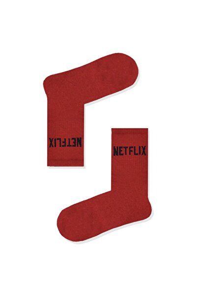 Bidigago Netflix Red Athletic Unisex College Socks