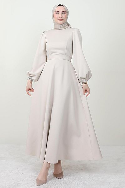 Giza Giyim Ronay Hijab Dress Stone
