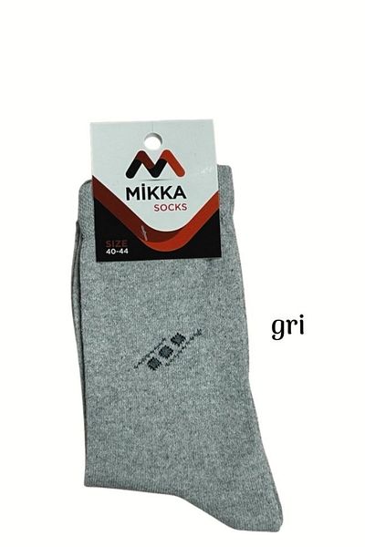 mikka organic cotton economical adult men's socket socks 40-44
