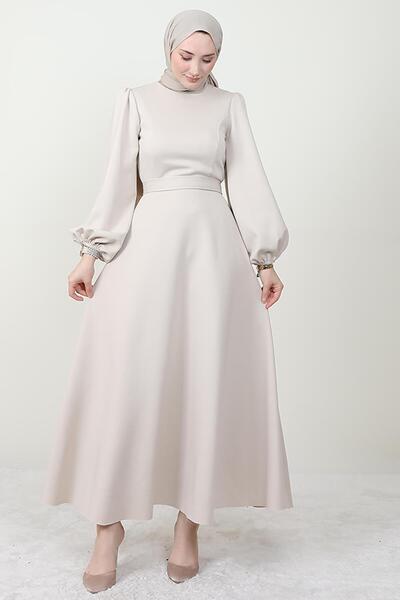 Giza Giyim Φόρεμα Hijab Ronay - Λεπτομέρεια από πέτρα