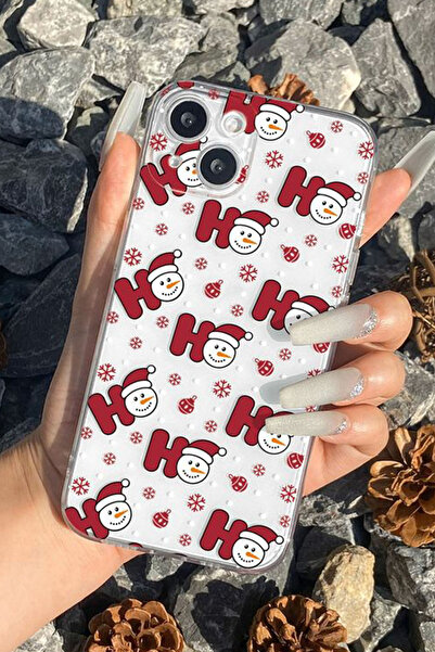 shoptocase Iphone 15 PLUS Uyumlu Yılbaşı Noel Hediyelik Telefon Kılıfı