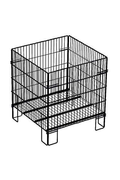 GRİDEKOR سلة حمام سباحة سوداء محمولة مقاس 60 × 80 سم - عرض، عرض، عرض، تخفيضات...