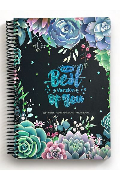 Gıpta GIPTA BEST NOTES HARD COVER SPIRAL 17 * 24 CM 70 GR PAPER 120 YPCHECKED – PATTERN4