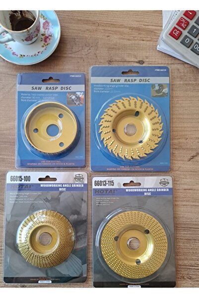 Depolife Ahşap Törpü diski avuç taşlama uyumlu törpüleme aşındırma raspalama disk açılı düz oval 4 adet