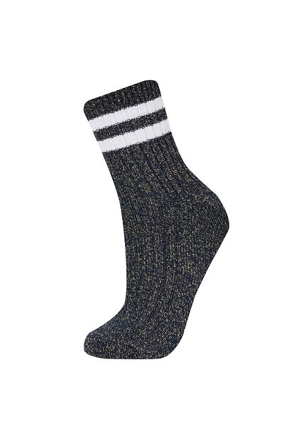 DeFacto Women's 2-Piece Cotton Long Socks A5929axns