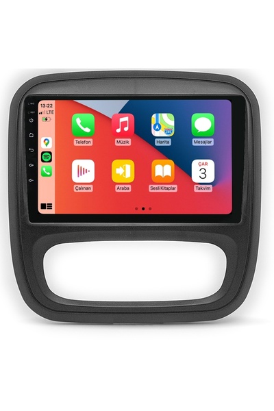 NAVSONİC RENAULT TRAFİC 2016-2021 UYUMLU ANDROİD MULTİMEDİA NAVİGASYON 4GB RAM 32GB HAFIZA CARPLAY