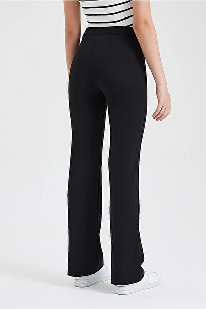 HAKKE Women's High Waist Gathered Flared Leg Palazzo Pants