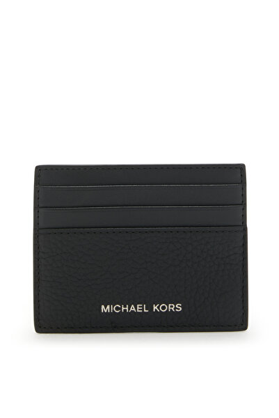 Michael Kors Hudson Zwarte Leren Pasjeshouder 39S0Lhdd2L-001