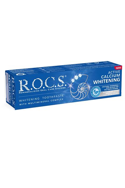 R.O.C.S. Active Calcium Whitening Toothpaste 75ml