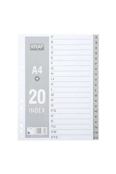 KRAF Separator Letters (a-z)