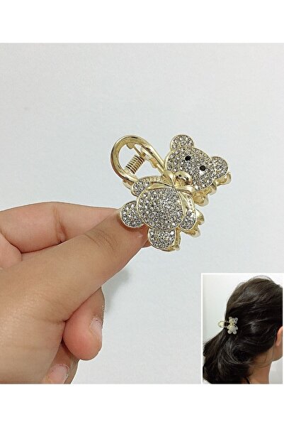 NEW HİLL Κομψό και σφιχτό συλλεκτικό μεταλλικό κούμπωμα με πέτρες-4 cm