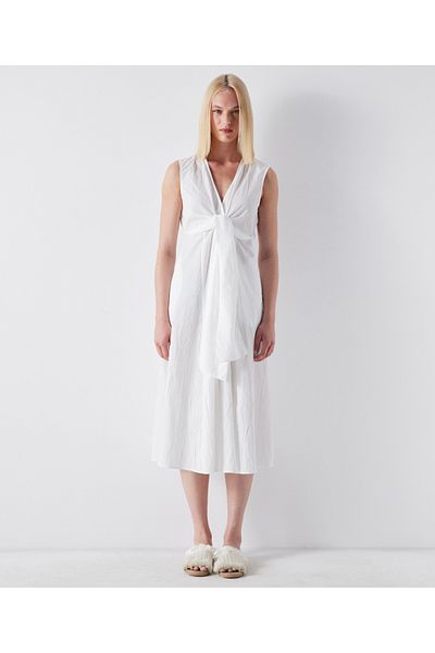 İpekyol Textured Front Tie Dress