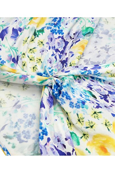 İpekyol Burgulu çiçek desen bluz