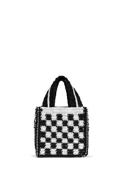 Twist Pletená taška v kontrastní barvě