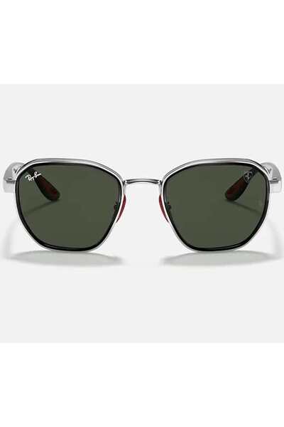 Ray-Ban RB 3674M F00771 50 Köşeli Gümüş Renkli Unisex Güneş Gözlüğü