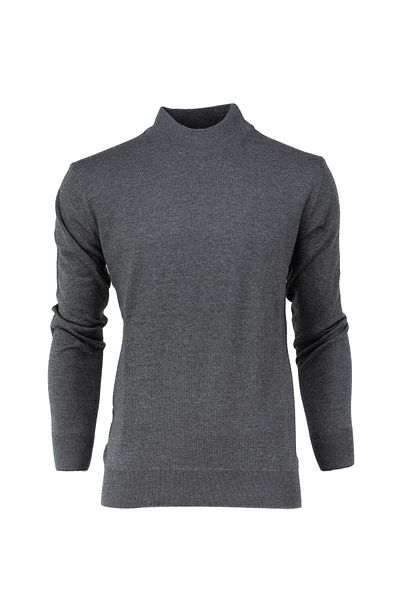 Oppland Men's Winter Natural Cotton Knitwear Thin Knitted Half Turtleneck Stylish Sweater Comfortable Classic Model