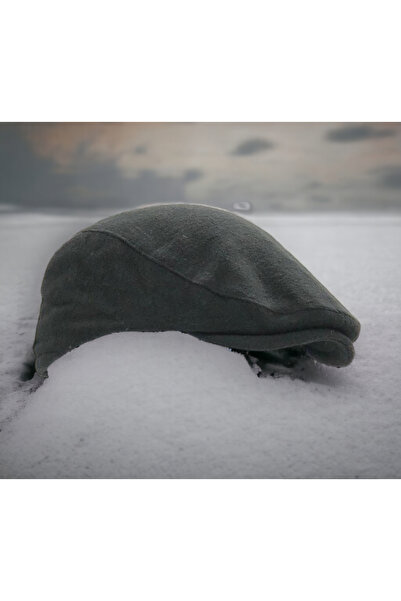 Shopiolog Kışlık Kaşe Yünlü Brood Ördek Kasket Flad Cap