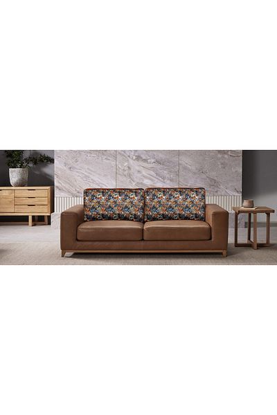 AYPETEKS Kalista Patterned Box - Model Sofa and Back Pillow Cover
