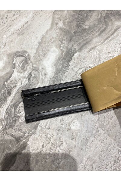 PashaDekor Alüminyum Siyah Kapı Eşik Profili Parke Kapı Altı Çıtası Yapışkanlı 90 cm