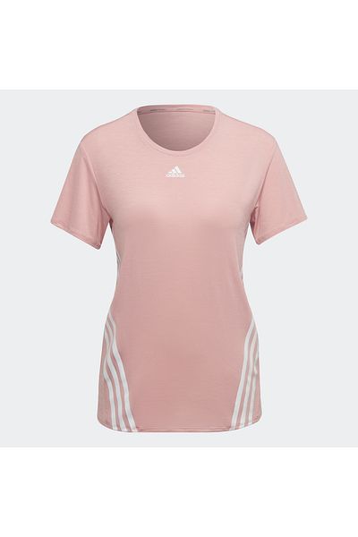 adidas T-shirt adidas Wms Trainicons 3-stripes Wonder, Pink, Women