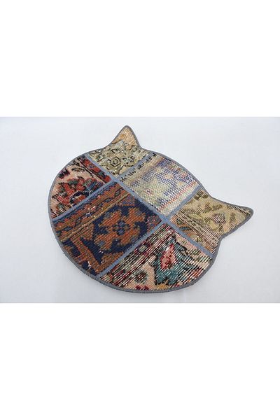 Kayra Export 40x50cm Cat Mat 100% Organic Wool Woven (Patterns may vary)