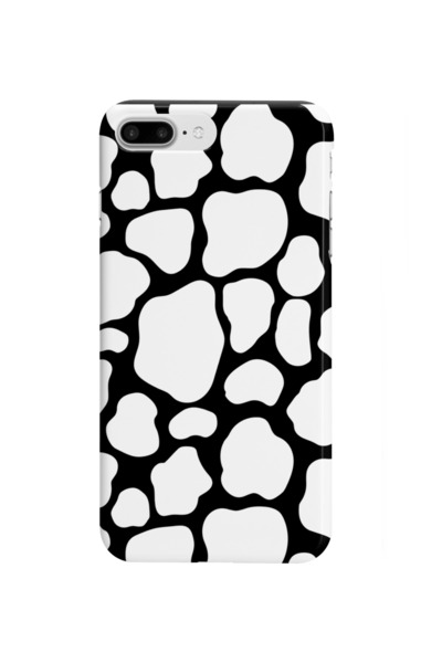 izzytech حافظة إطلاق بنمط البقرة متوافقة مع موديلات Iphone 7 Plus و8 Plus